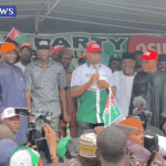 Peter Obi's addresses crowd at Labour Party Grand Finale rally In Osun