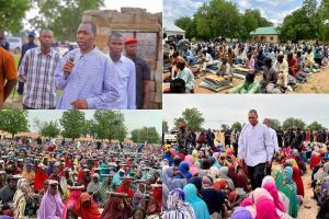 Zulum gives N172m to flood victims in Borno