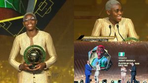 Nigerians commend Asisat Oshoala after winning 5th CAF award