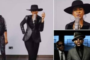 Actress Adesua Etomi remixes Banky W’s song