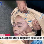 How London-based teenager acquired make-up, gele tying skills