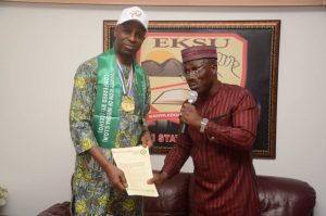 EKSU Vice Chancellor receives integrity award