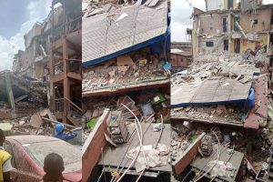 Breaking_ Another three-storey building collapses in Lagos