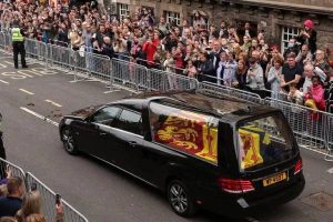 Queen Elizabeth Arrives Edinburgh