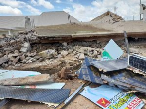 Office-of-Gombe-PDP-Guber-candidate-destroyed