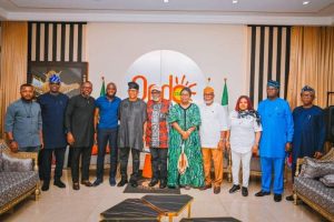 Obi visits Akeredolu, backs plan to equip Amotekun