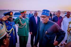 UNGA 77: President Buhari Arrives In New York