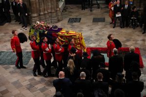  Queen Elizabeth II’s funeral underway at Westminster Abbey, London