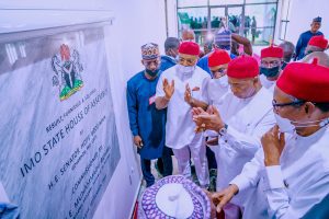  Buhari commends Gov Uzodinma for developing Imo state