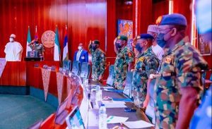 Buhari presides over security meeting in Abuja