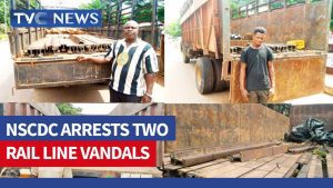 NSCDC arrests two suspected rail line vandals in Enugu