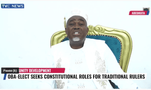 Oba-elect supports call for constitutional roles for traditional rulers