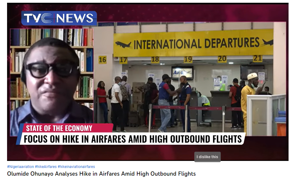 Ohunayo on Aviation Sector