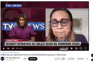 Annkio Briggs on Oil Bunkering Pre