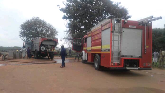 Updated: Fire fighters put out fire that gutted section of OSRC complex