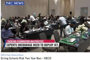 NECO ON EXAM MALPRACTICE