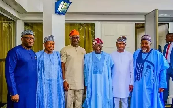 G-5 GOVERNORS VISIT TINUBU, EXPRESS READINESS FOR COOPERATION