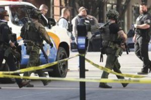 POLICE ON LOUISVILLE BANK SHOOTING