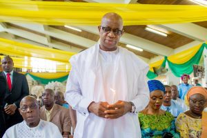 Dapo Abiodun attends inauguration Church service