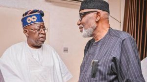 Focus on nation building, Akeredolu tells Tinubu