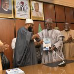 GOVERNOR SANI-BELLO HANDS OVER TRANSITION DOCUMENT TO INCOMING GOVERNOR
