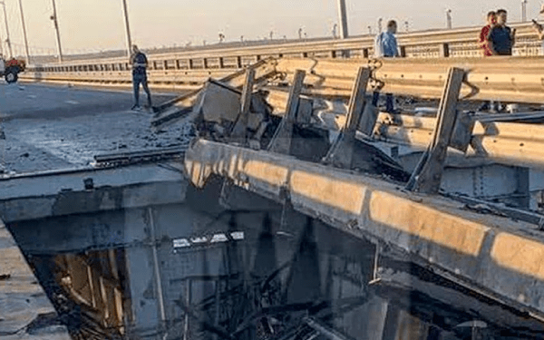 Two reported dead in attack on Crimea Bridge