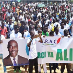 Gabon: Supporters of President Ali Bongo rally in Owendo