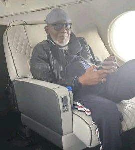 Updated: Akeredolu returns from three months medical leave