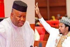 I have no hand in your sack from Senate, Akpabio tells Abbo