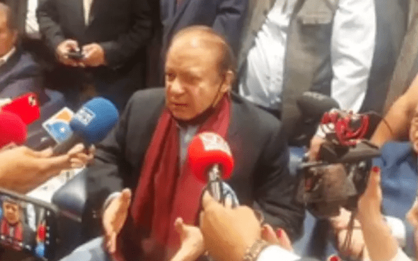 Fmr Pakistan PM Sharif returns after four-year self-imposed exile in UK