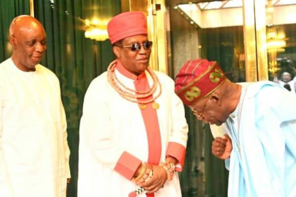 President Tinubu celebrates Oba of Benin at 70