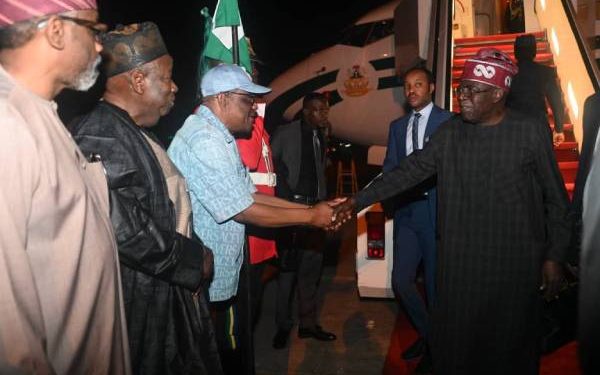 President Tinubu Returns To Nigeria From Germany