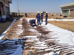 Centre retrieves 1000 small arms, weapons in North West