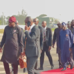 President Tinubu arrives in Lagos ahead Christmas celebrations