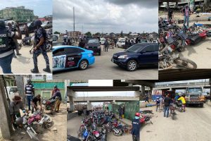 Lagos taskforce impounds motorcycles in restricted routes