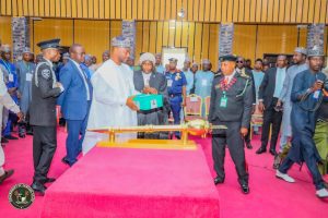 ov. Lawal presents N423B to Zamfara Assembly as 2024 budget