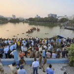 At least 15 students, 1 teacher drown after boat capsized in Western India lake