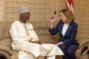 AS Satterfield with Minister of Education Professor Tahir Mamman (1)