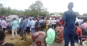 Ekiti Polytechnic staff protest poor state of federal road