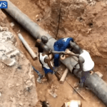 Enugu govt. replaces old damaged asbestos with Iron water pipes
