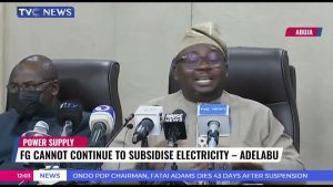 FG subsidises 67 percent of electricity cost – Minister