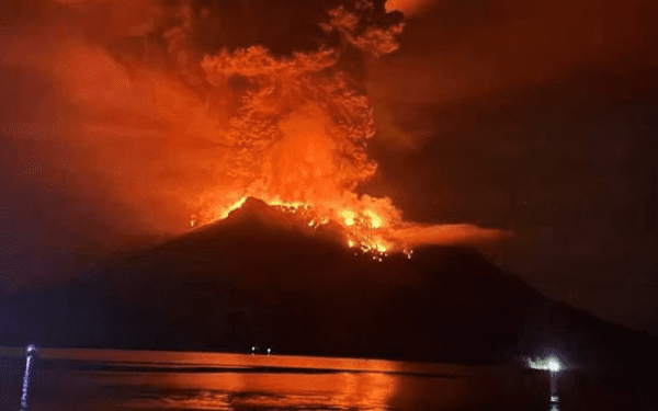 Indonesia volcano eruption forces evacuations, airport closure