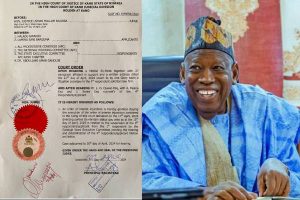 A Kano State High Court, presided over by Justice Usman Mallam Na’Abba has vacated an interim order he had earlier granted suspending Abdullahi Ganduje as the National Chairman of the All Progressives Congress (APC).