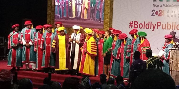 NIPR decorates Governor Dapo Abiodun as Patron
