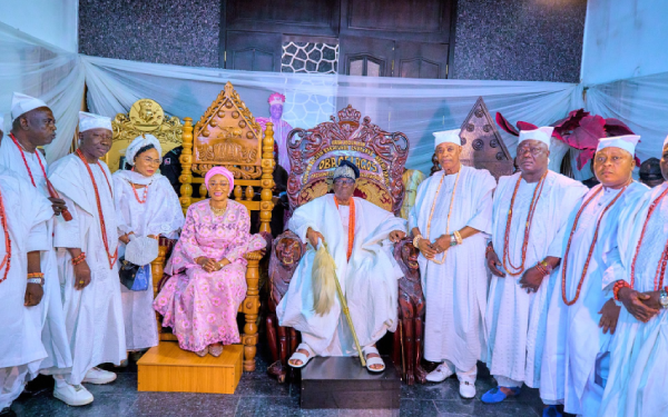 First Lady, Oluremi Tinubu visits Oba of Lagos