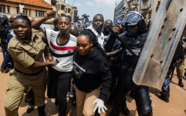 Uganda detains dozens of anti-corruption protesters