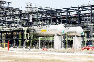 FILE PHOTO: A view of the newly-commissioned Dangote Petroleum refinery is pictured in Ibeju-Lekki, Lagos