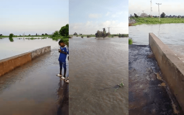 Heavy rainfall destroys another bridge, cuts off nine LGAs from capital