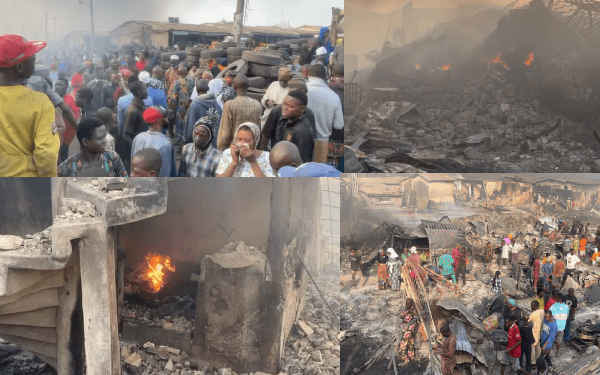 Fire guts Ibadan Spare Parts Market, destroys goods worth millions