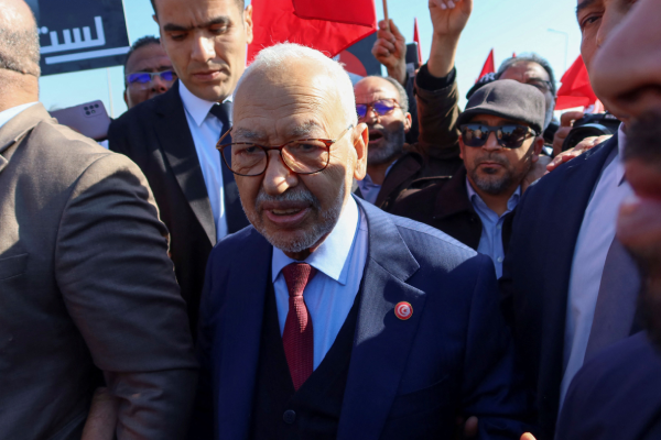 Tunisian court sentences opposition leader to 14 years in prison for conspiracy